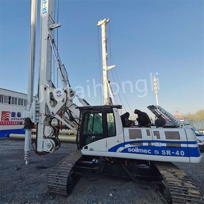 کیفیت  Kelly Miniature Used Rotary Drilling Rig SR40 50M Used Piling Rig For Construction کارخانه