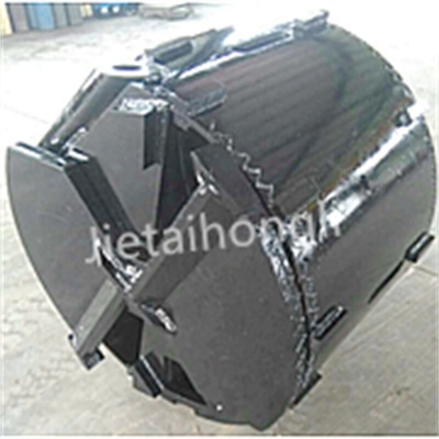 کیفیت  Double Bottom Sand Soil Drilling Bucket Core Barrel With Auger Teeth Rotary کارخانه