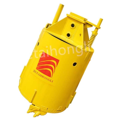 سطل خاکی Q355C Od800mm/1000mm/1200mm/1500mm سطل دندان های مسطح خاک رس