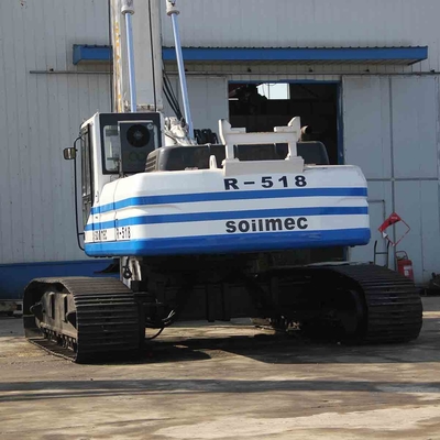 دستگاه دکل حفاری روتاری مورد استفاده بازسازی شده Soilmec SR518 برای ساخت و ساز شمع حفاری