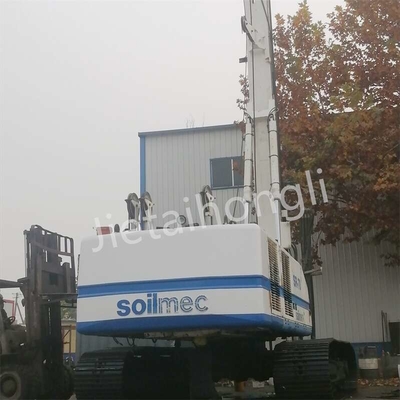 حفاری حفاری شمع دکل Soilmec SR70 با میله کلی سنگ در هم تنیده