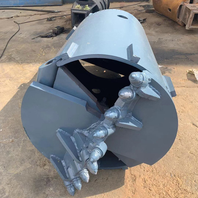 Bullet Teeth Bk4722h سطل حفاری سنگ سطل مته زمین برای لجن خاک شنی