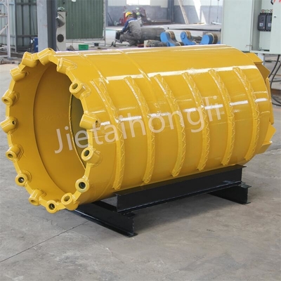 سطل بشکه ای OD800mm با دندانه های گلوله ای برای زمین سخت